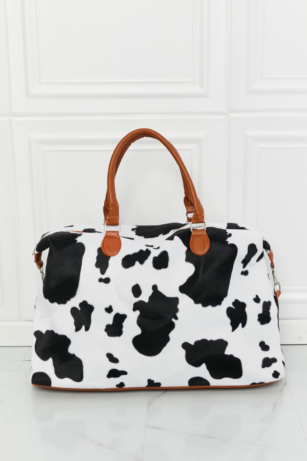 Animal Print Plush Weekender Bag - Mervyns