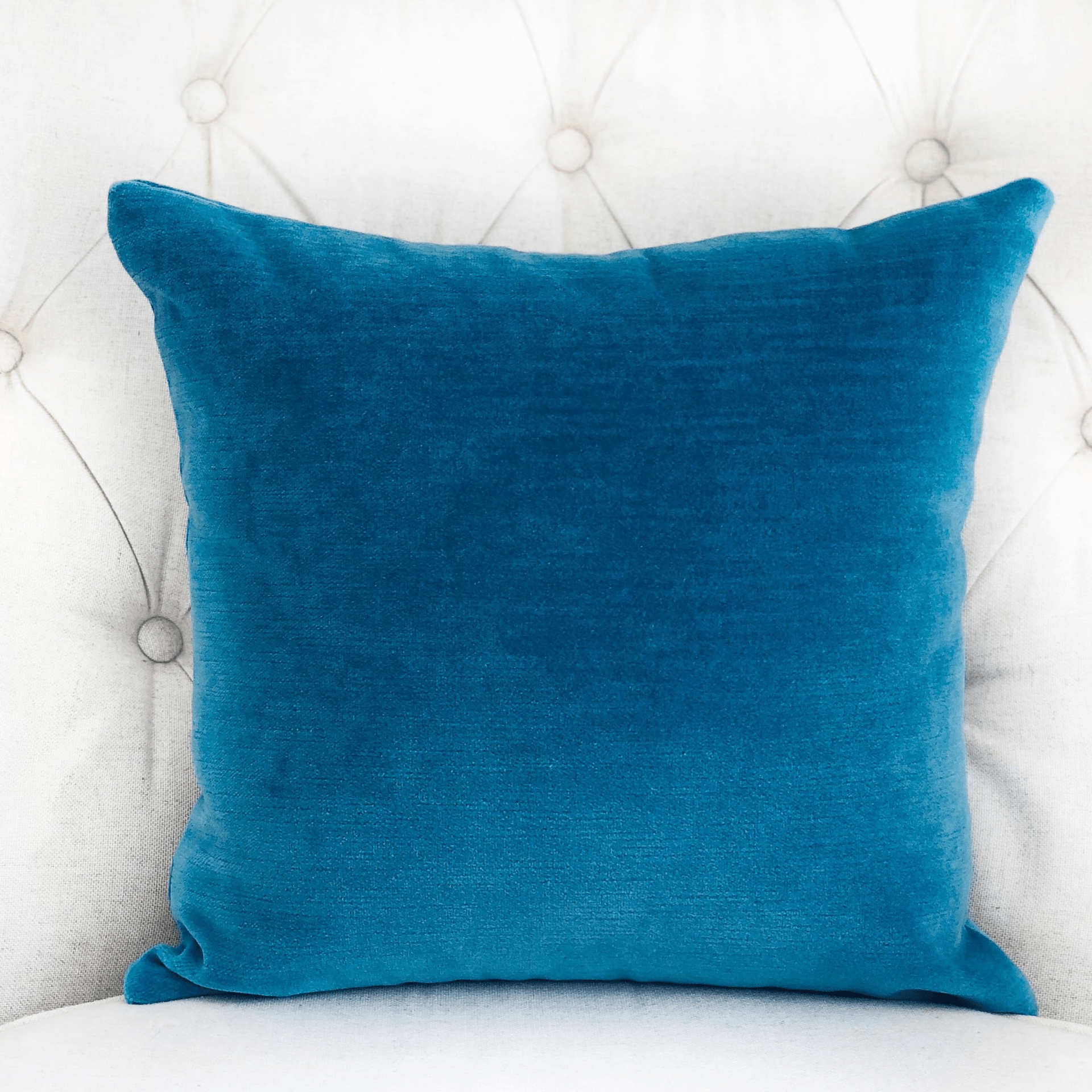 Aqua Dulce Teal Handmade Luxury Pillow - Mervyns