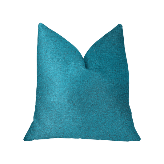 Aquamarine Velvet Turquoise Luxury Throw Pillow - Mervyns