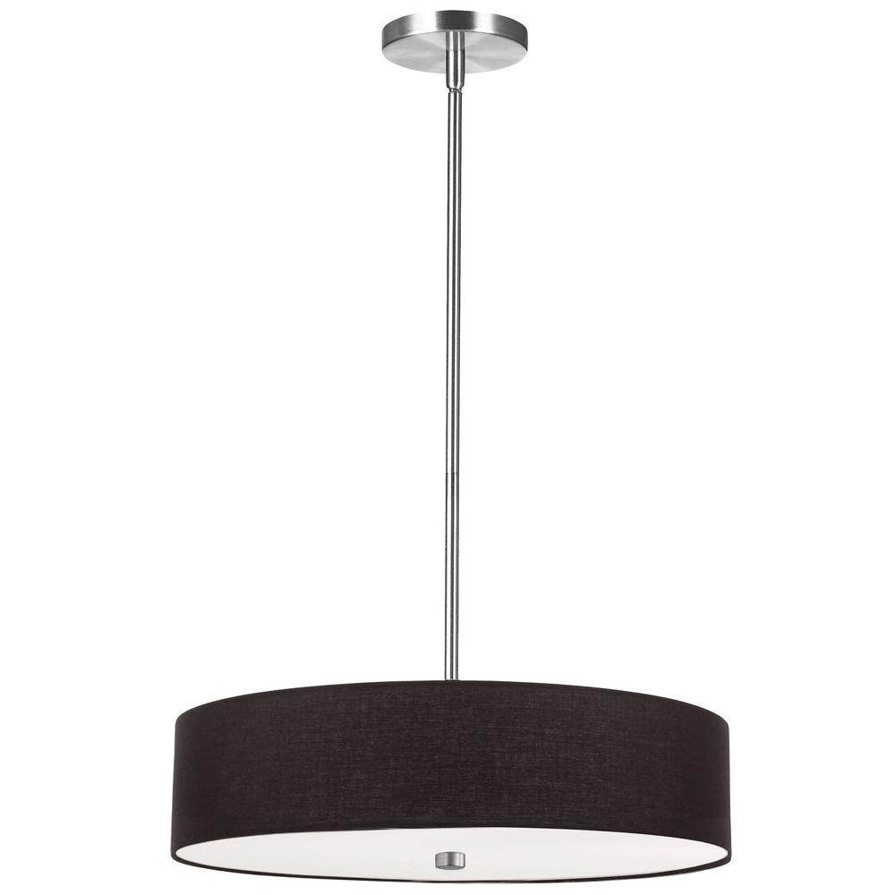 Aria 4LT Incandescent Pendant PC w/ Black Shade - Mervyns