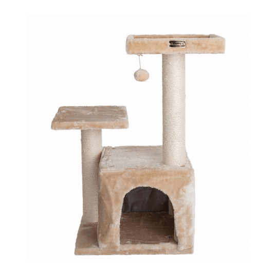 Armarkat Classic Real Wood Cat Tree A3207, 32 - Inch Beige - Mervyns