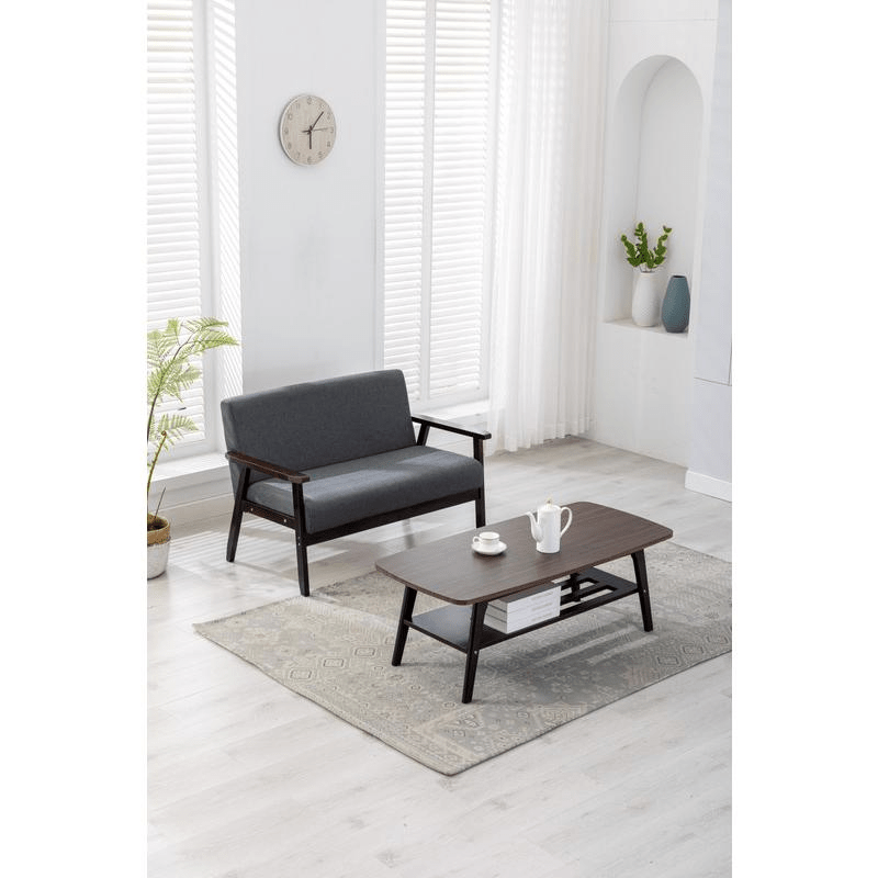 Bahamas Espresso Coffee Table and Loveseat Set - Mervyns