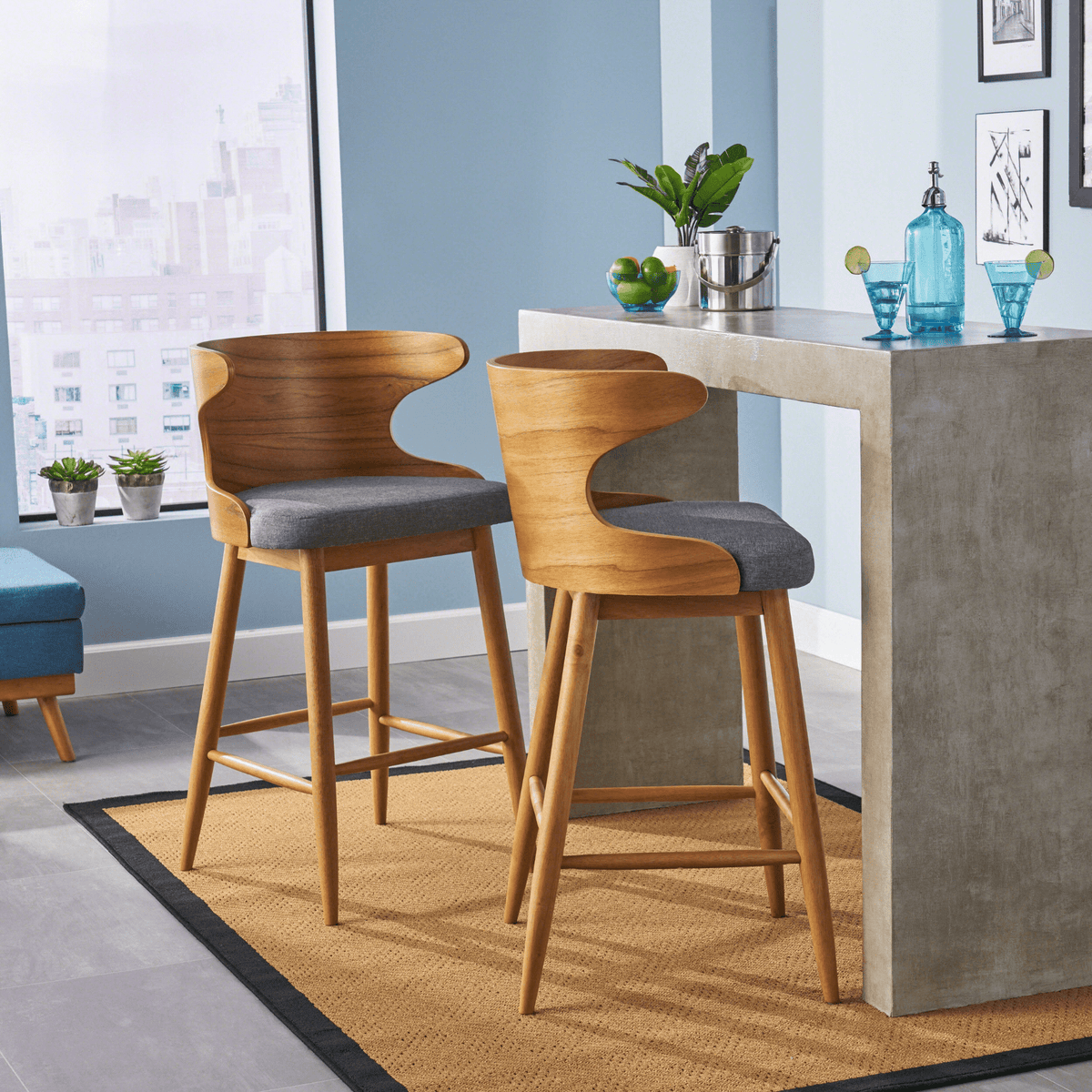 BAR CHAIR - Stylish modern bar seating for kitchen, counter, café and commercial spaces - Mervyns