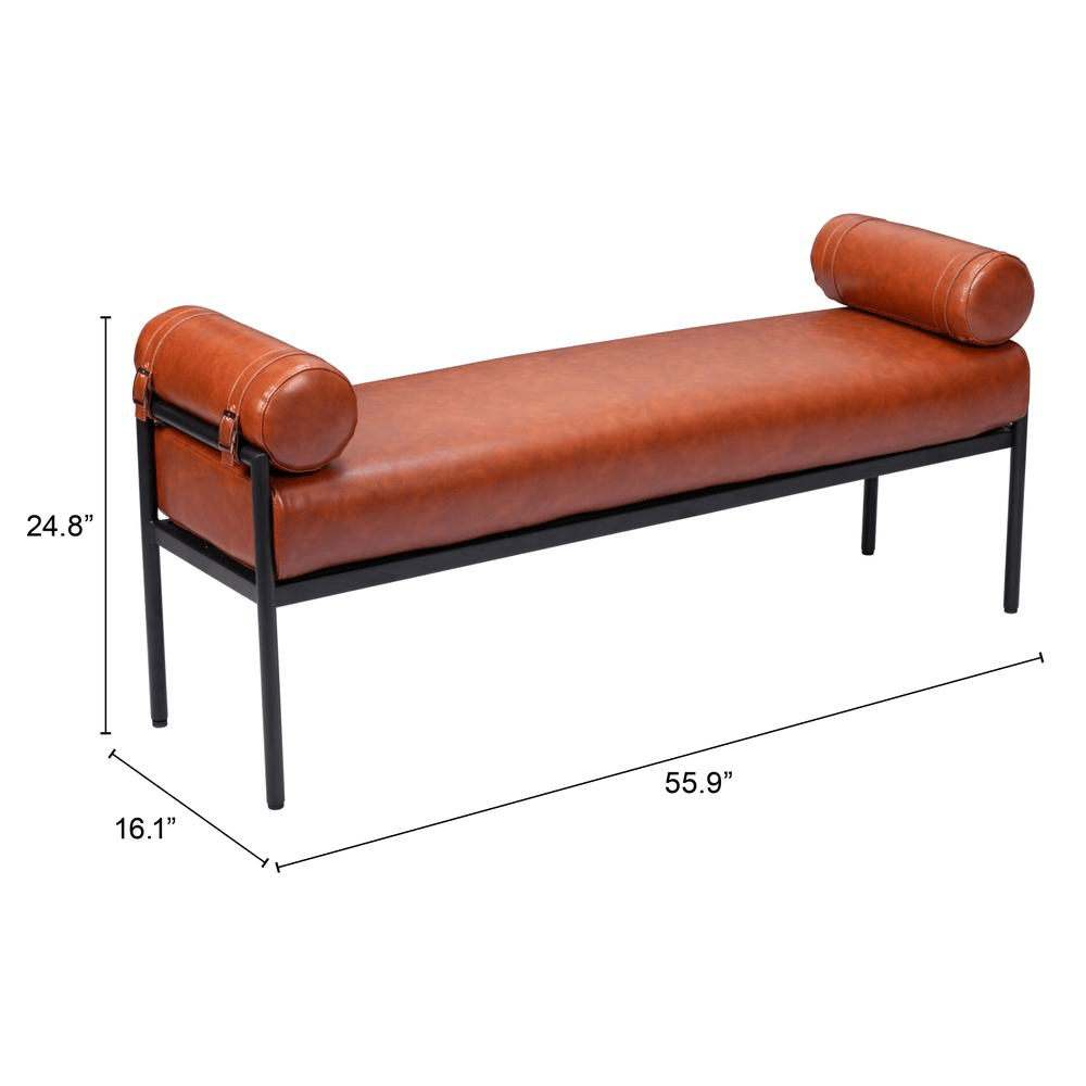 Barrow Bench Brown - Mervyns