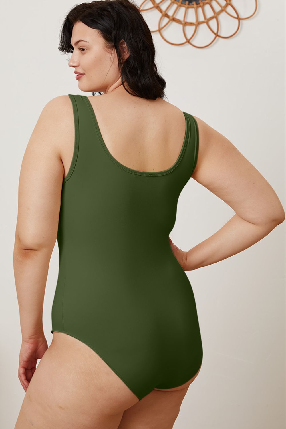 Basic Bae Full Size Square Neck Sleeveless Bodysuit - Mervyns