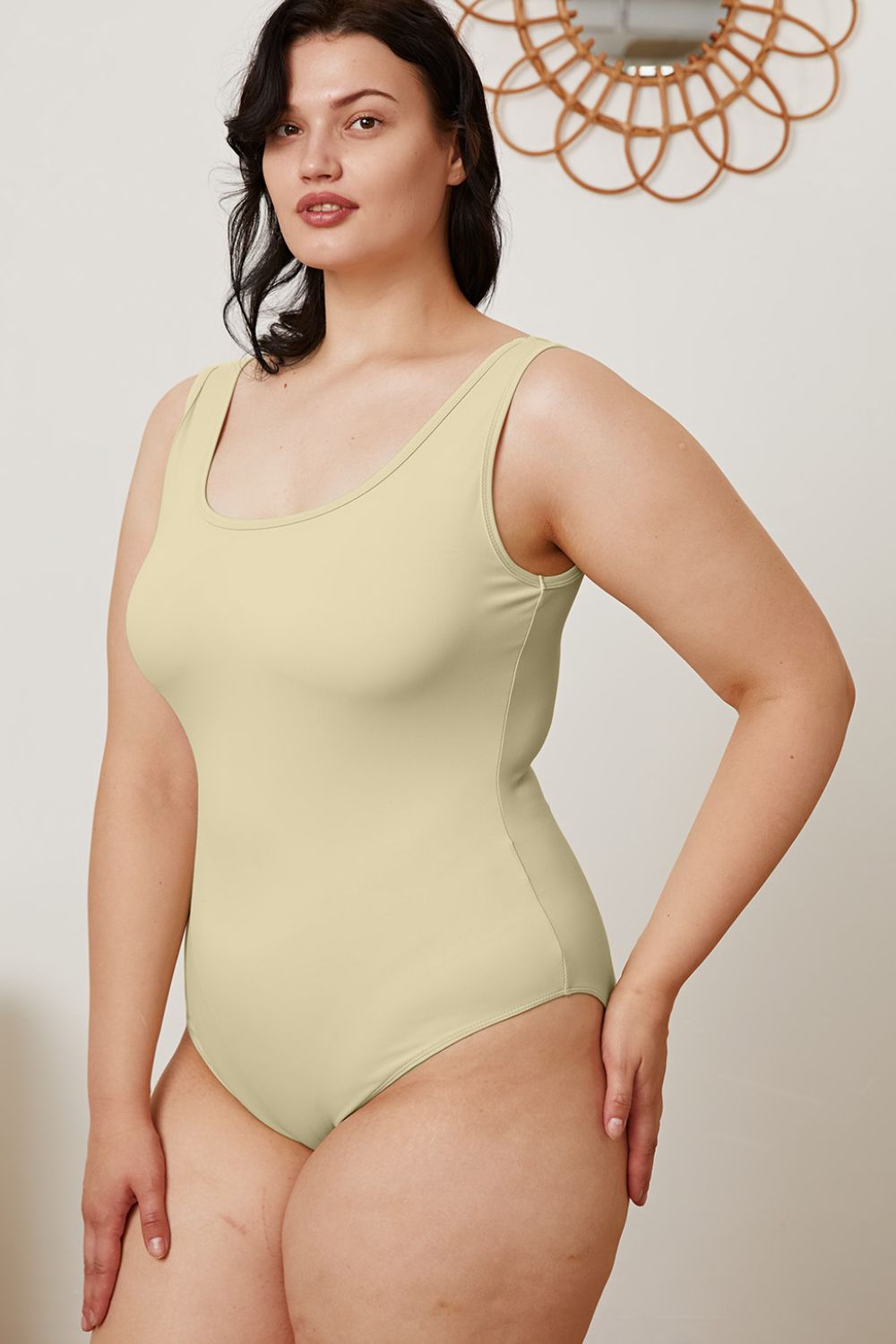 Basic Bae Full Size Square Neck Sleeveless Bodysuit - Mervyns