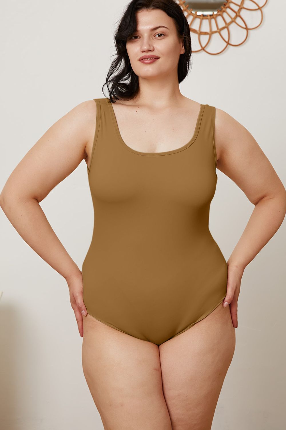 Basic Bae Full Size Square Neck Sleeveless Bodysuit - Mervyns