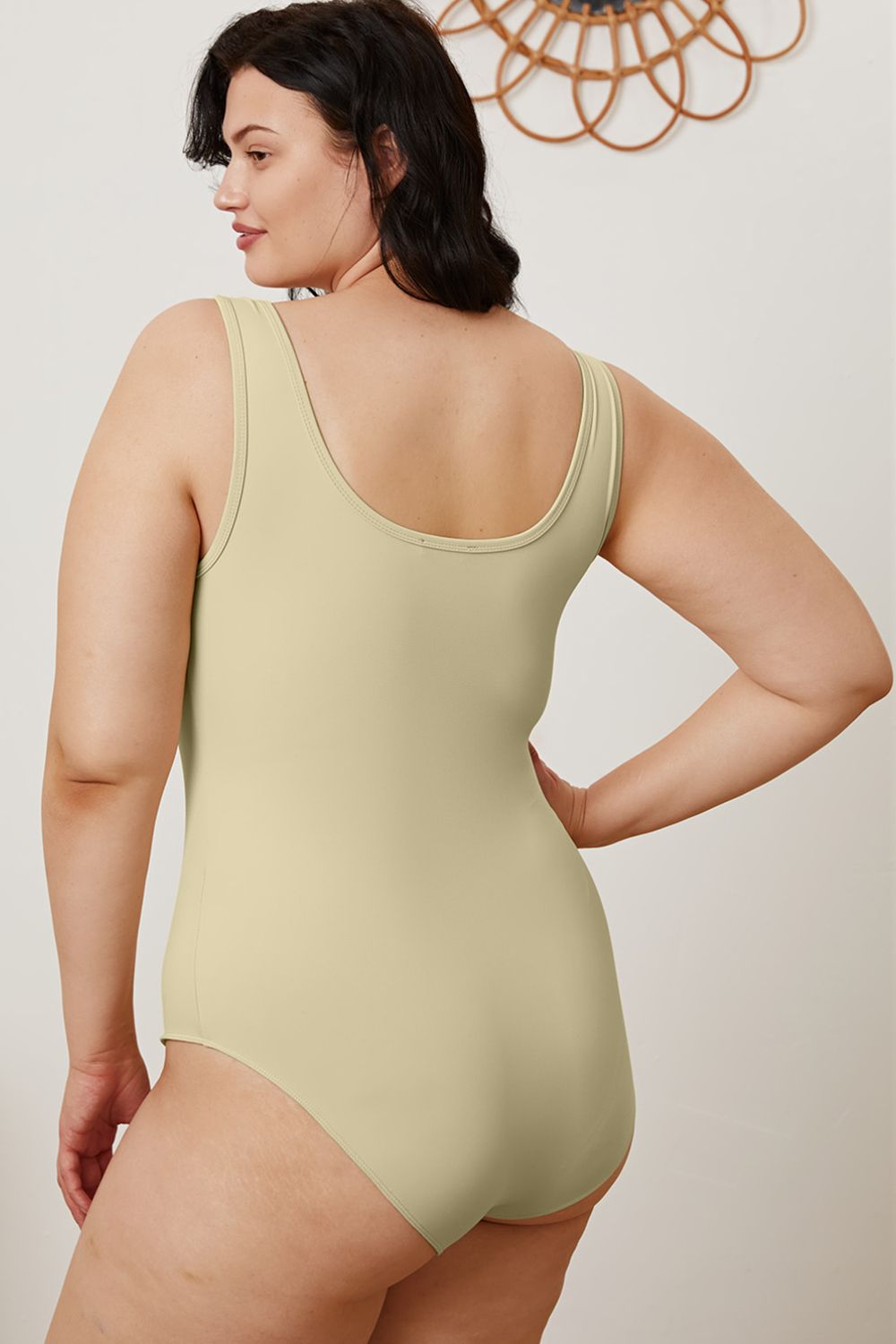 Basic Bae Full Size Square Neck Sleeveless Bodysuit - Mervyns