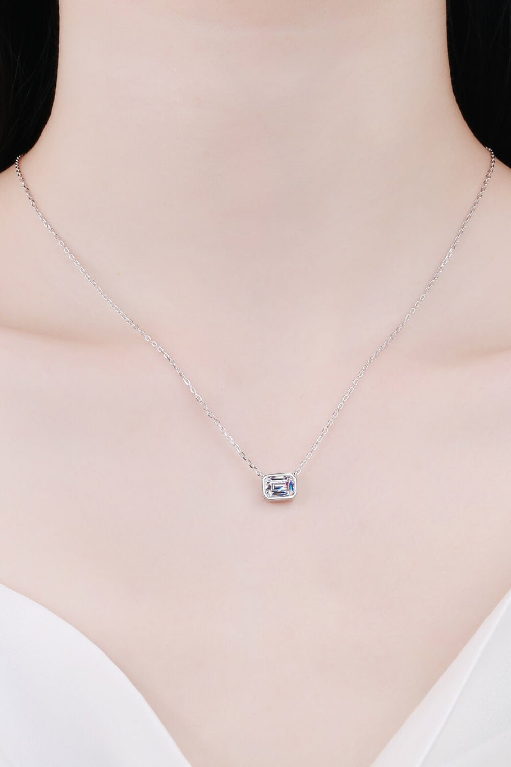 Beautiful Words 1 Carat Moissanite Pendant Necklace - Mervyns