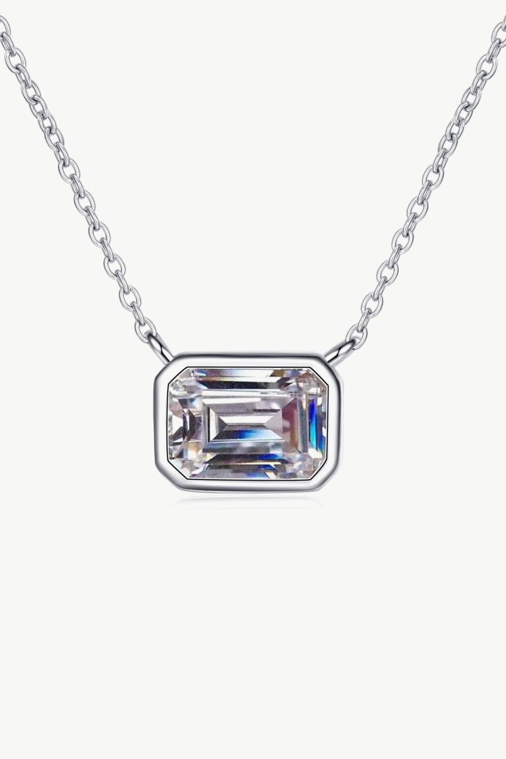 Beautiful Words 1 Carat Moissanite Pendant Necklace - Mervyns