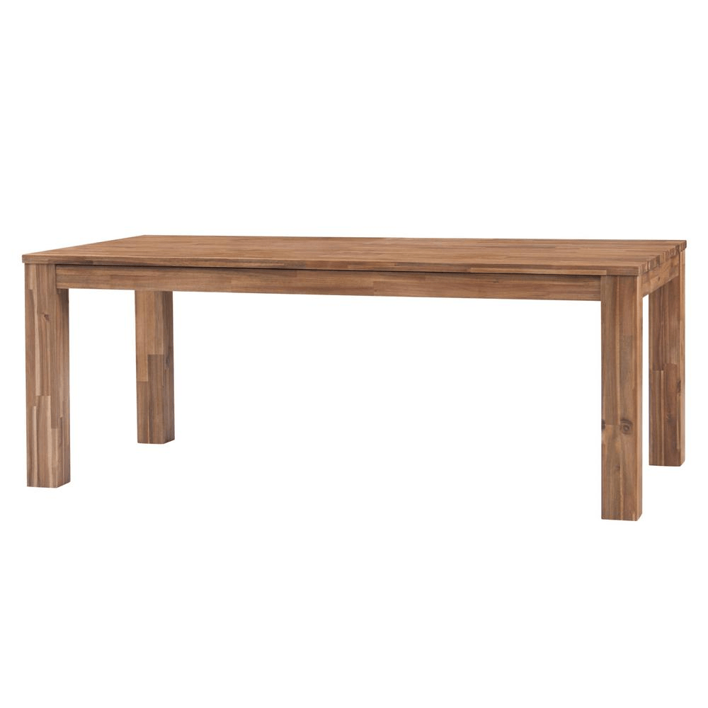 Bedford 75" Rect. Dining Table, Brushed Brown - Mervyns