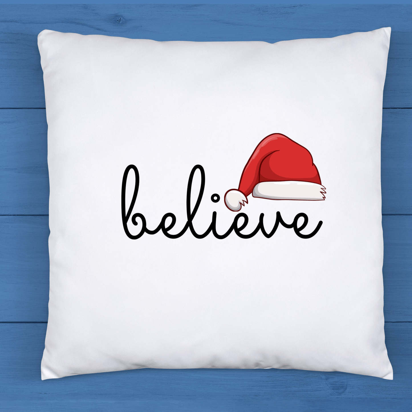 Believe Sarcastic Christmas Pillow | Funny Christmas Santa Throw Pillow Cover | Holiday Accent Pillow for Christmas Decor Gift - Mervyns