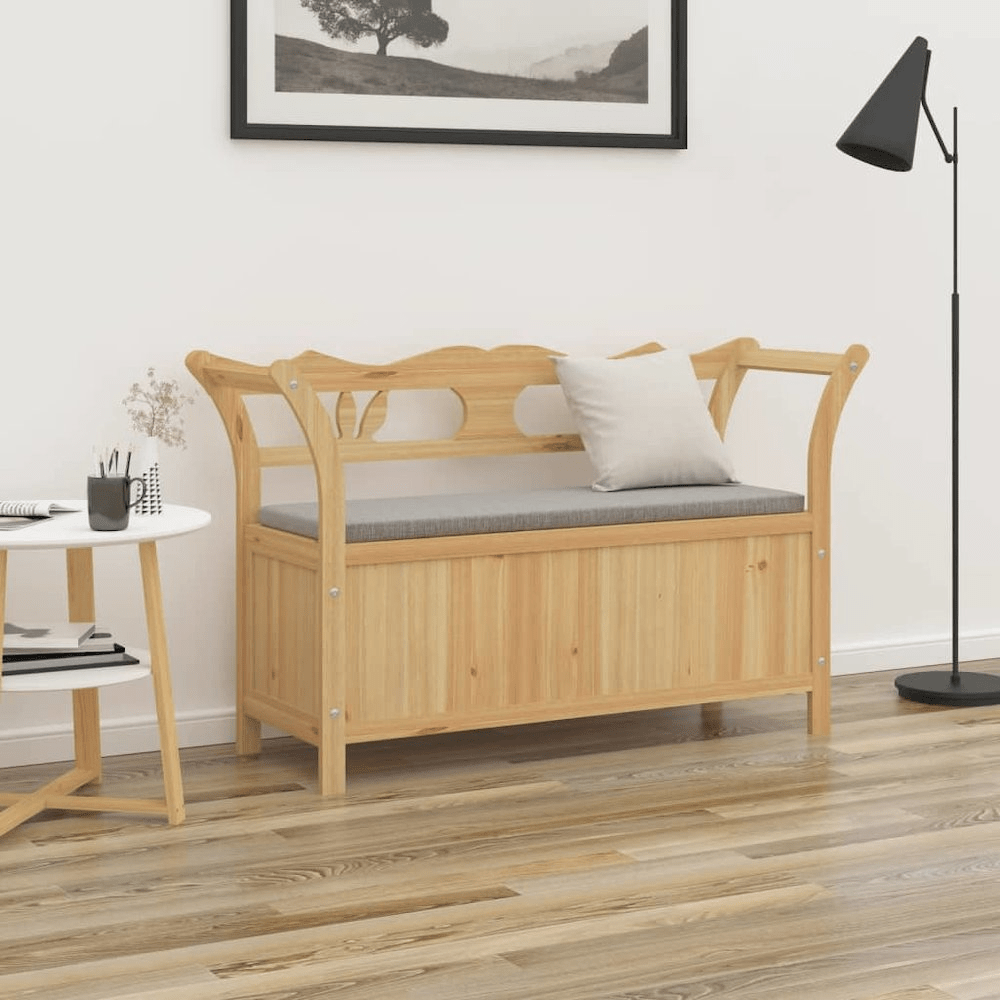 Bench Brown Solid fir wood, engineered wood Medium Bench - Mervyns