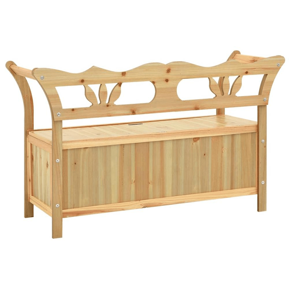 Bench Brown Solid fir wood, engineered wood Medium Bench - Mervyns