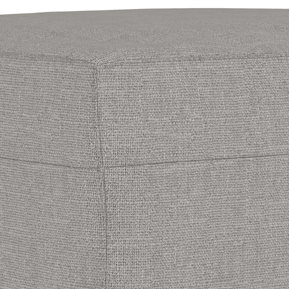 Bench Light grey 100% polyester, plywood, foam Medium Bench - Mervyns