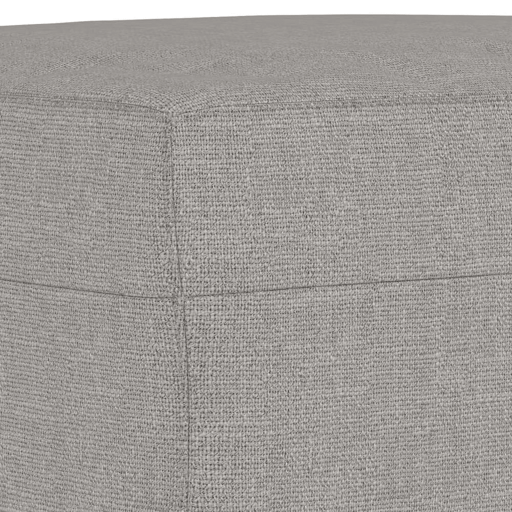 Bench Light grey 100% polyester, plywood, foam Medium Bench - Mervyns