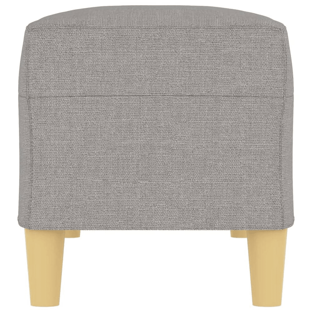Bench Light grey 100% polyester, plywood, foam Medium Bench - Mervyns