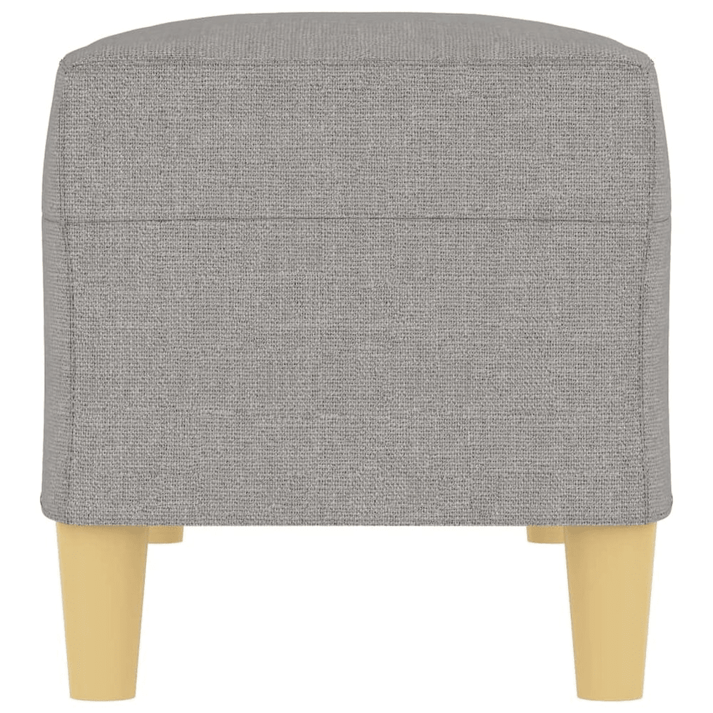 Bench Light grey 100% polyester, plywood, foam Medium Bench - Mervyns