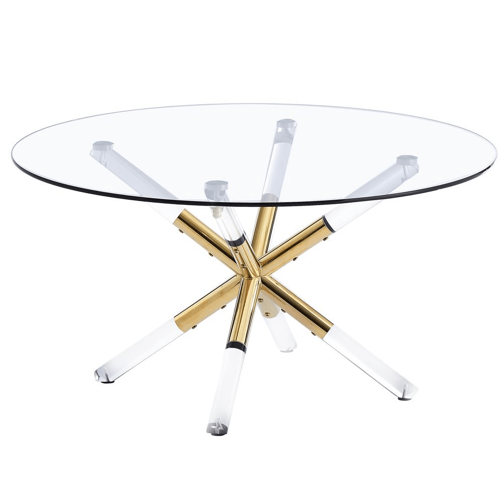 Best Master Dalton Glass Coffee Table - Mervyns