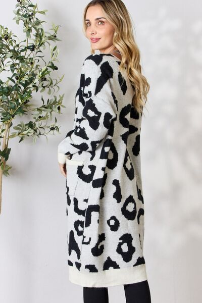 BiBi Leopard Open Front Cardigan - Mervyns