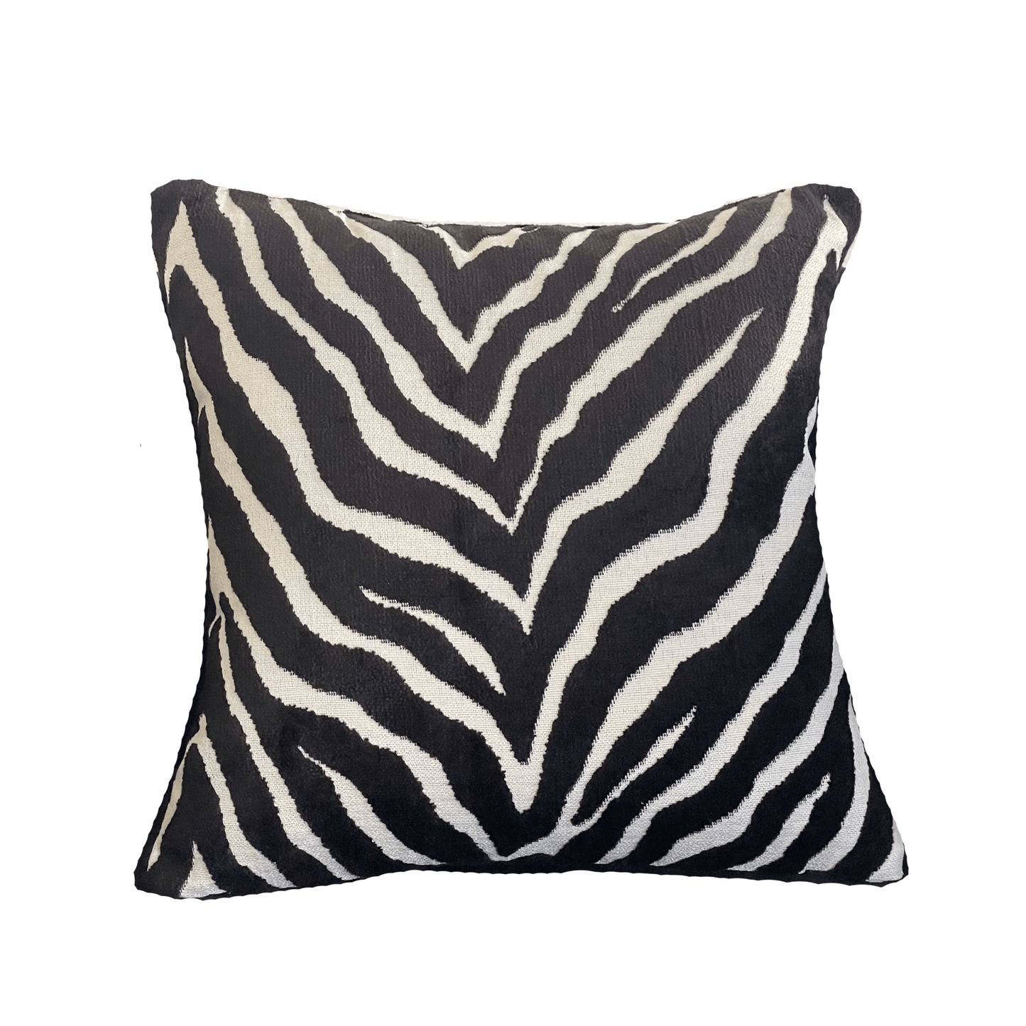 Black Zebra Black Animal Motif Luxury Throw Pillow - Mervyns