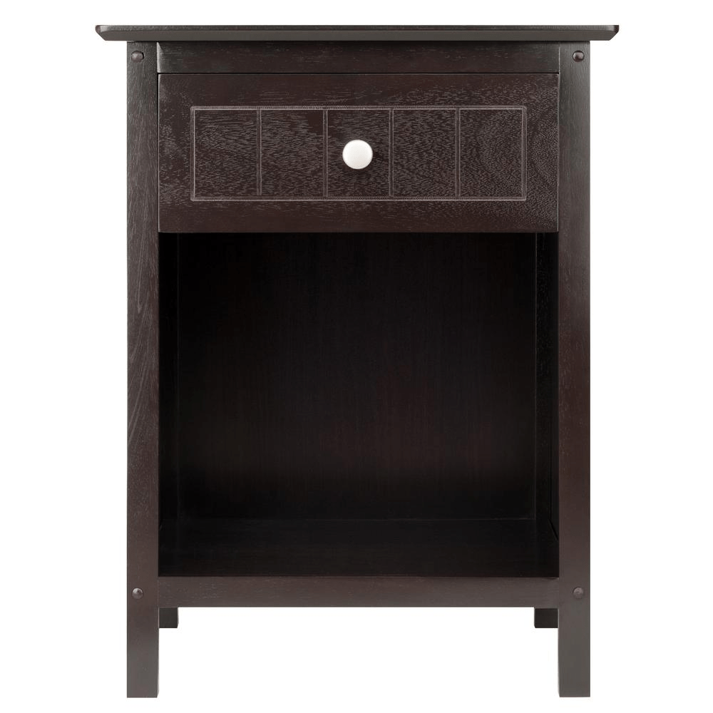 Blair Accent Table in Coffee Finish - Mervyns