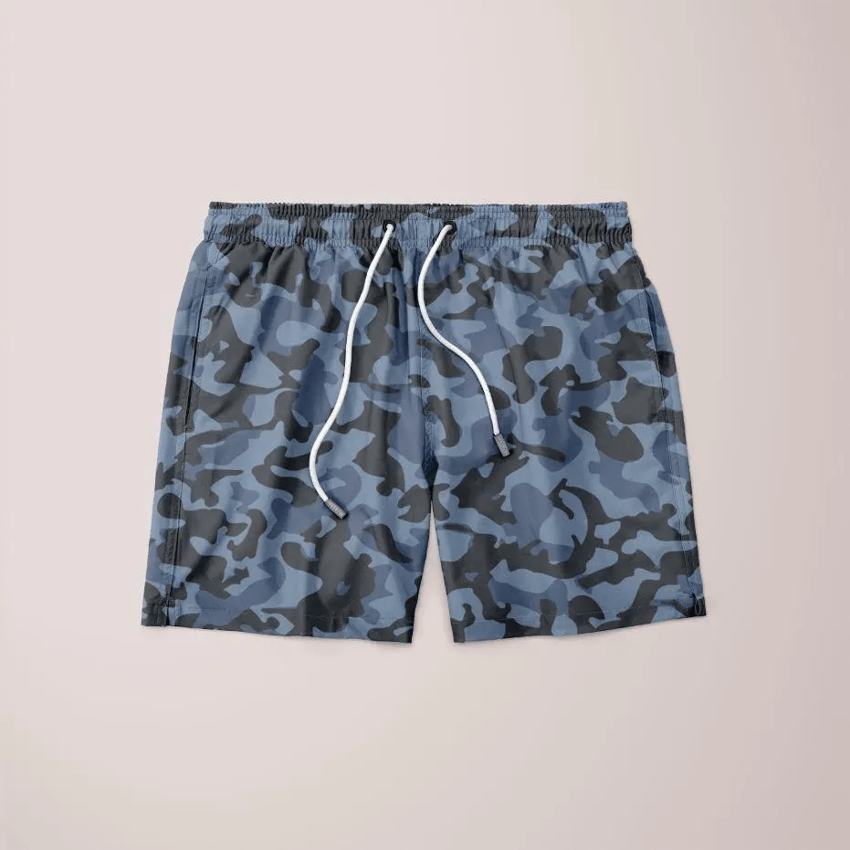 Blue Camo Shorts - Mervyns