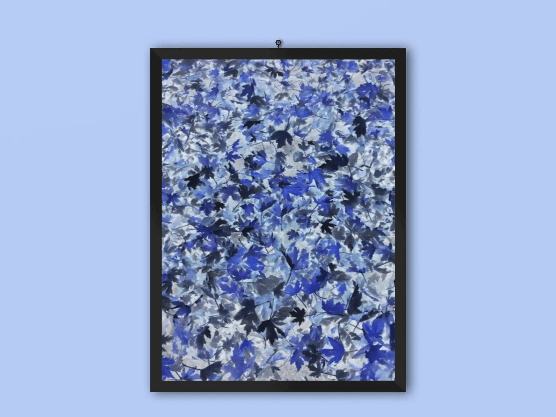 Blue Leafs Frame - Mervyns