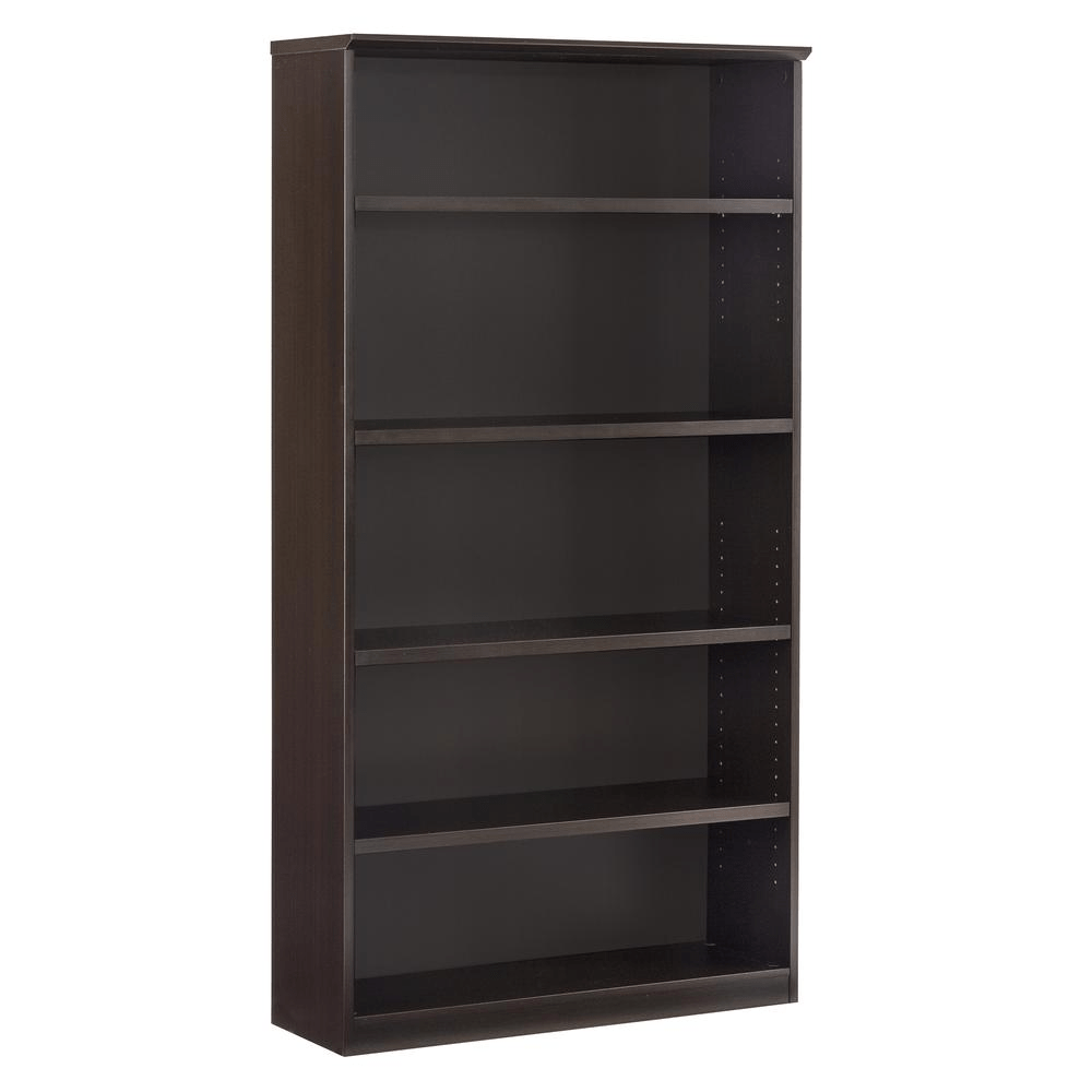 Bookcase (5 Shelf), Mocha - Mervyns