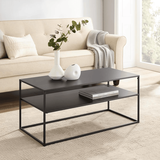 Braxton Coffee Table Matte Black - Mervyns