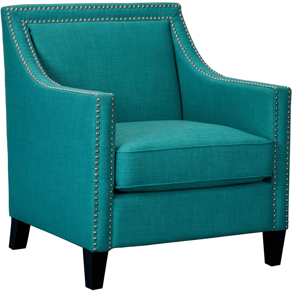 Bridgehampton Accent Chair w/ Nail Trim, 29"Wx31"Dx35.5"H - Mervyns