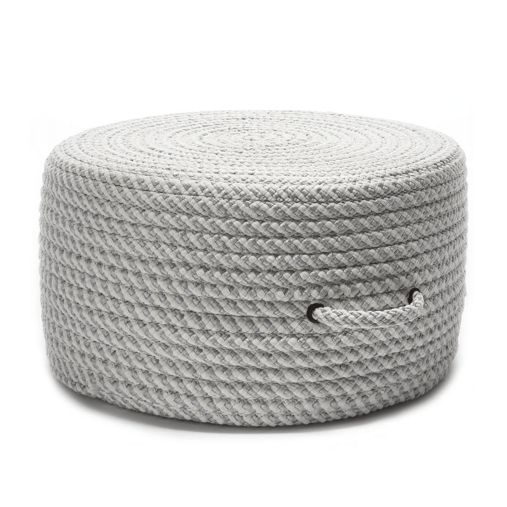 Bright Twist Pouf Shadow/White 20"x20"x11" - Mervyns