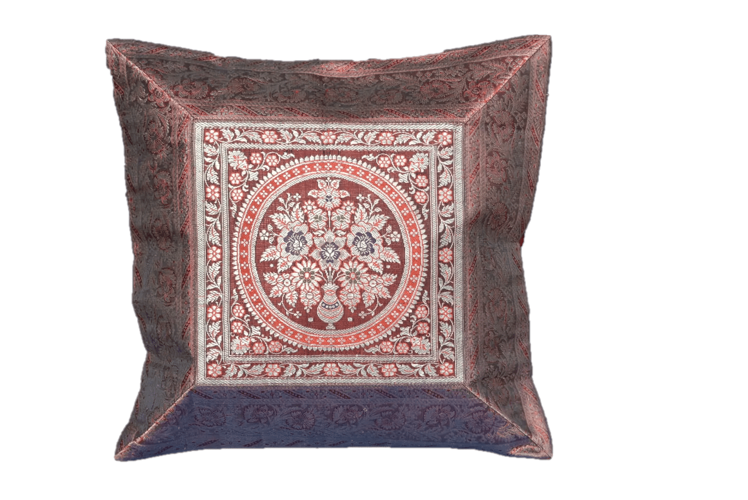 Brocade Silk decorative throw pillow case - Mervyns