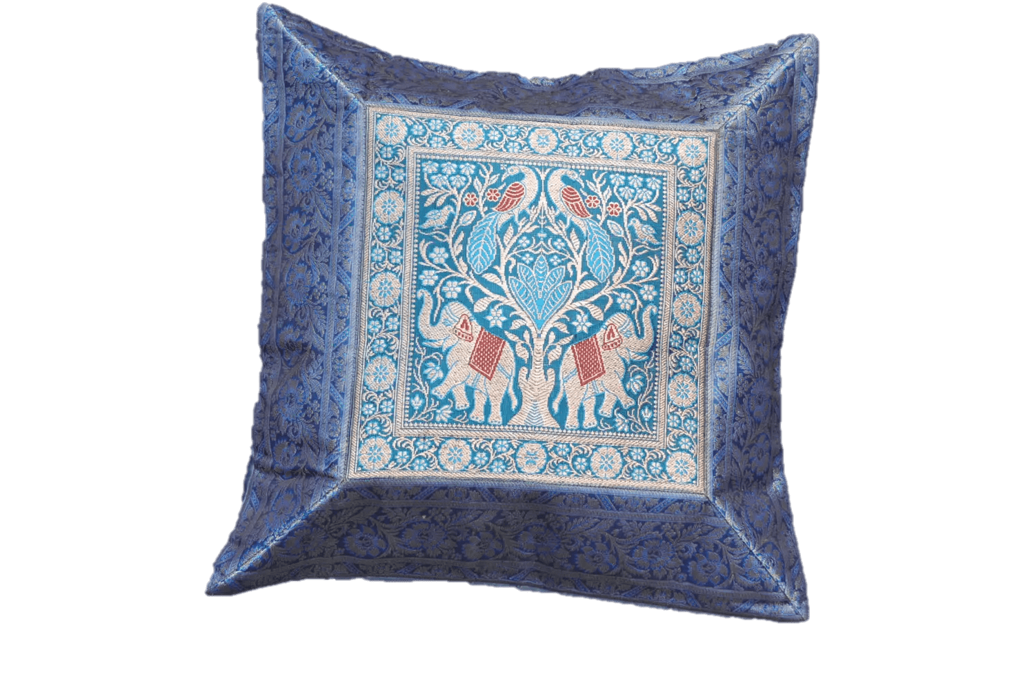 Brocade Silk decorative throw pillow case - Mervyns