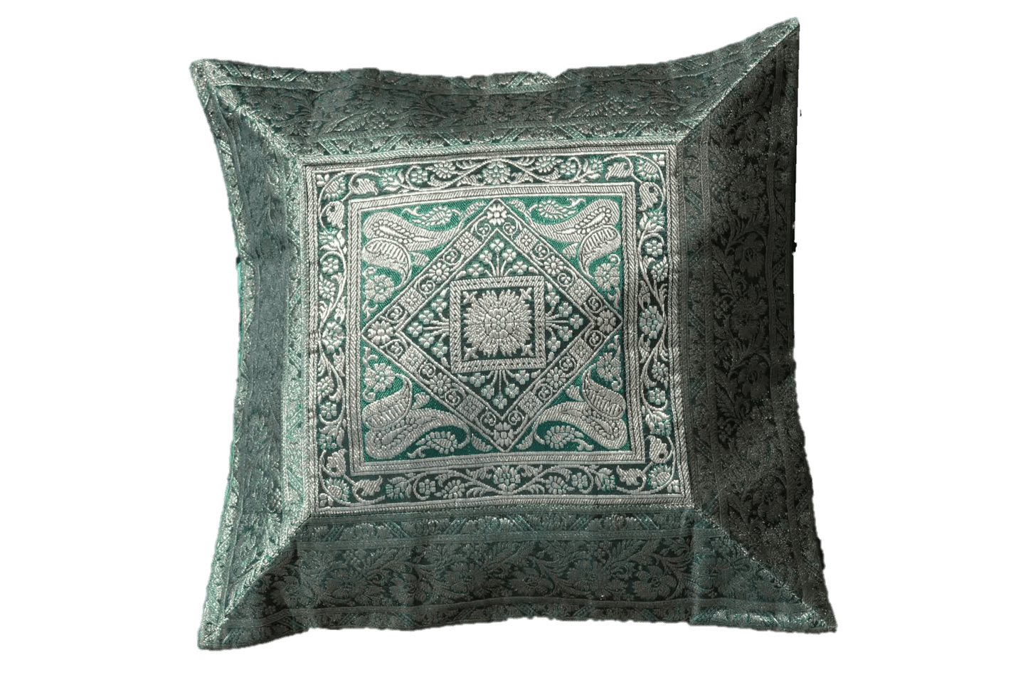 Brocade Silk decorative throw pillow case - Mervyns