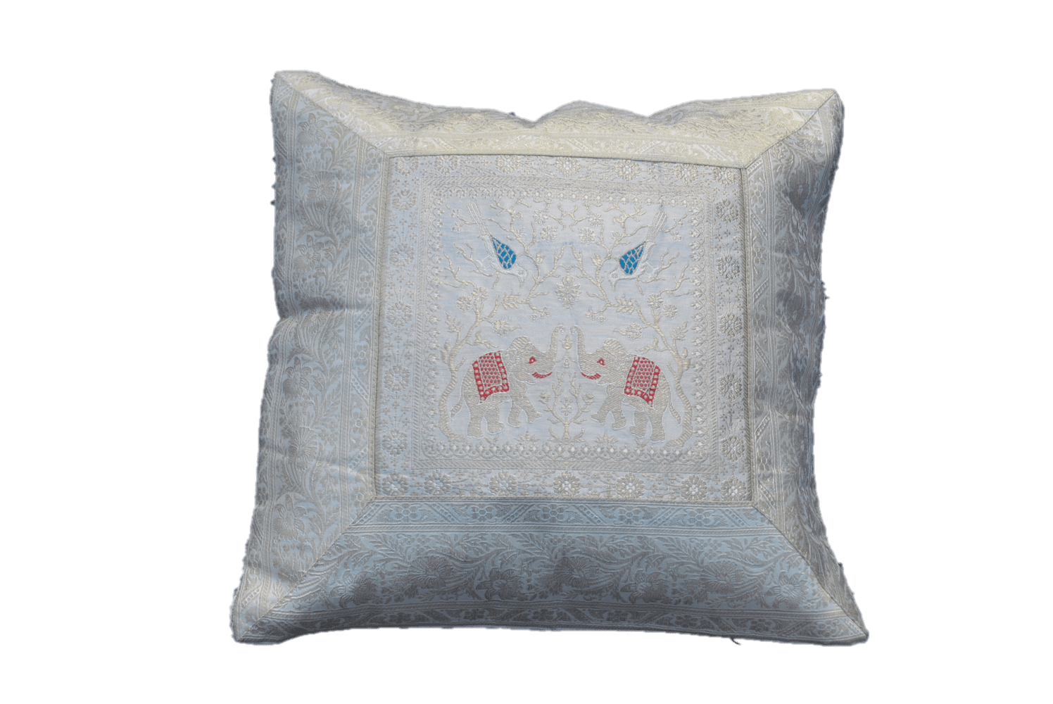 Brocade Silk decorative throw pillow case - Mervyns