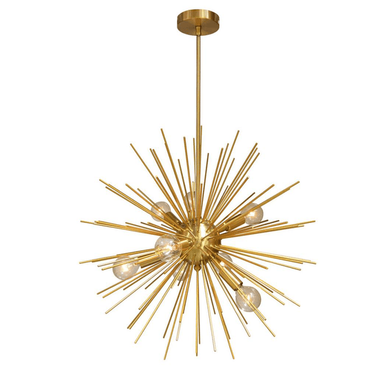 Brooklyn 8LT Pendant, Gold & Vintage Bronze Finish - Mervyns