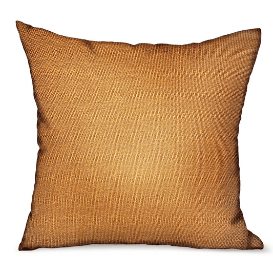 Burnt Sienna Brown Solid Luxury Outdoor/Indoor Throw Pillow - Mervyns