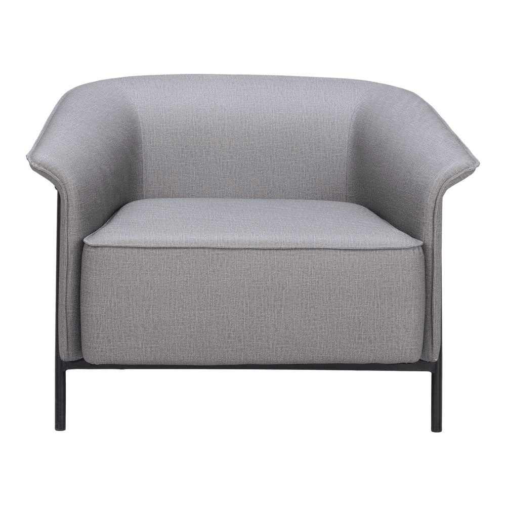 Burry Accent Chair Slate Gray - Mervyns