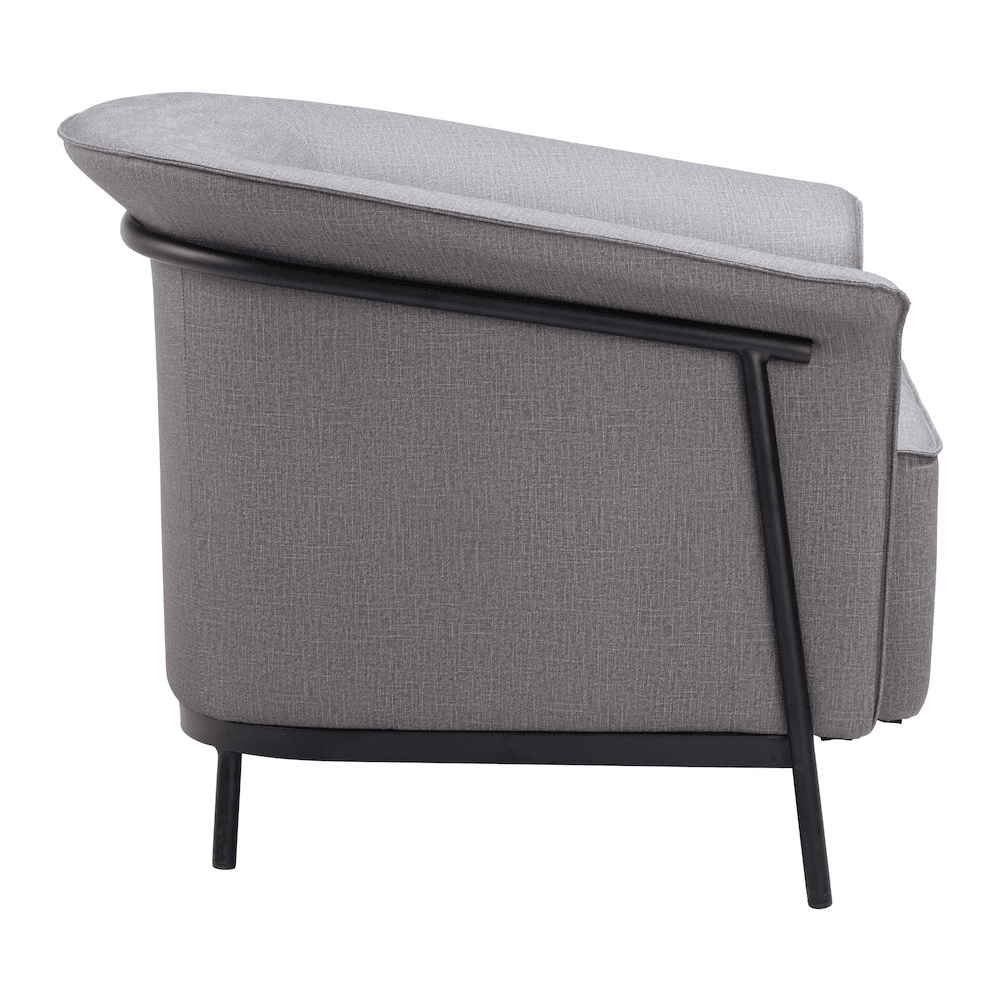 Burry Accent Chair Slate Gray - Mervyns
