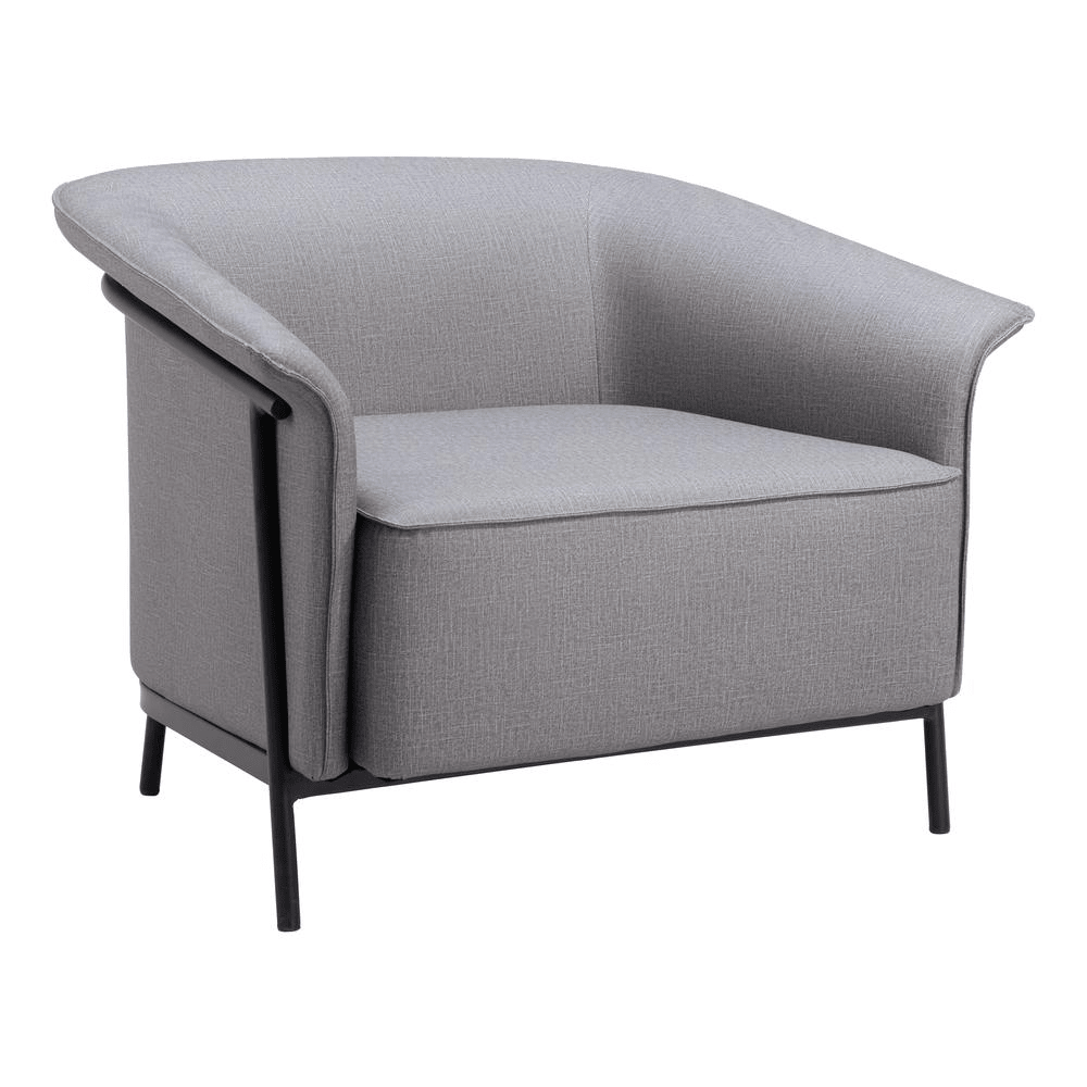 Burry Accent Chair Slate Gray - Mervyns