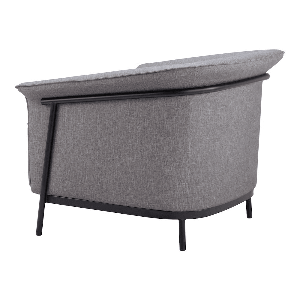 Burry Accent Chair Slate Gray - Mervyns