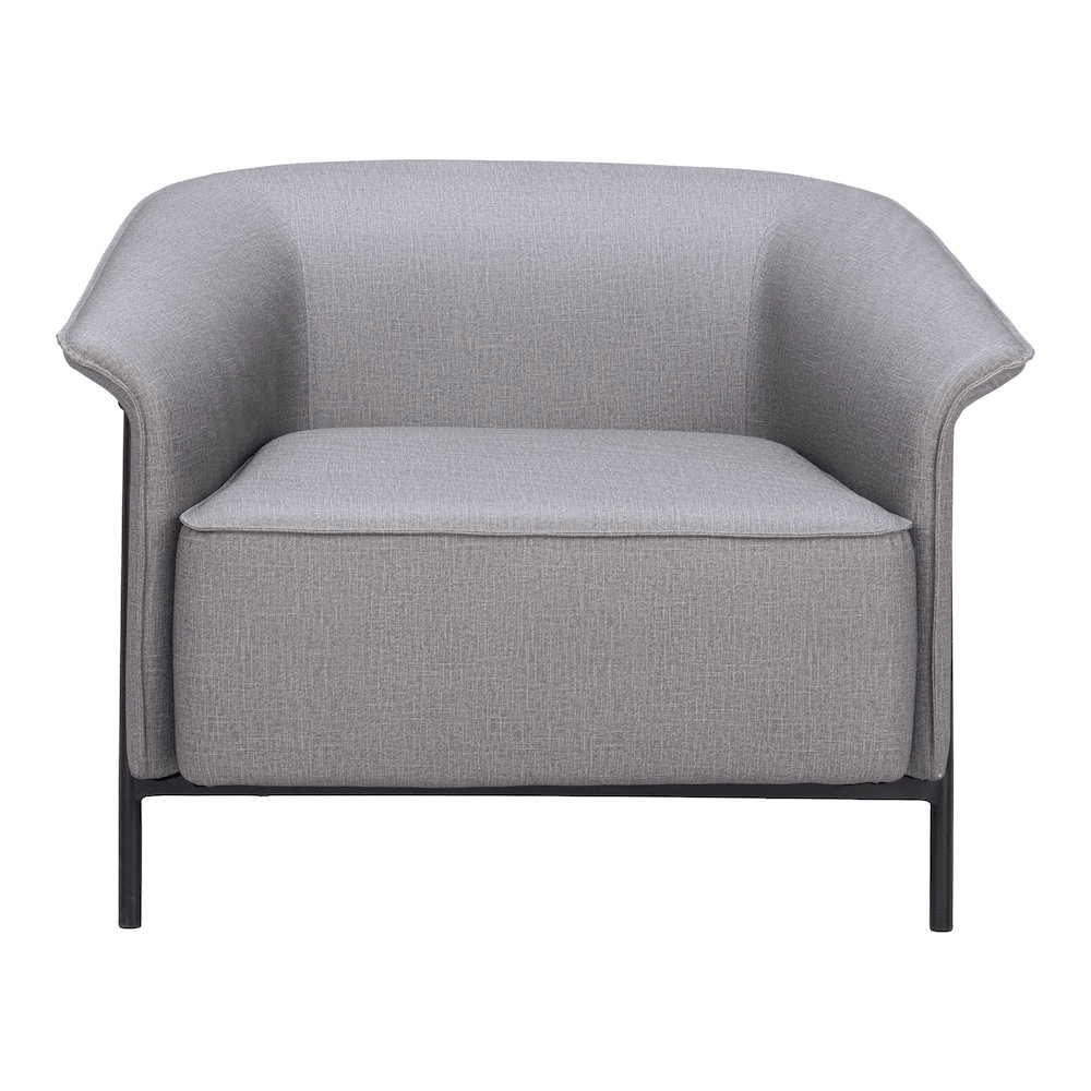 Burry Accent Chair Slate Gray - Mervyns