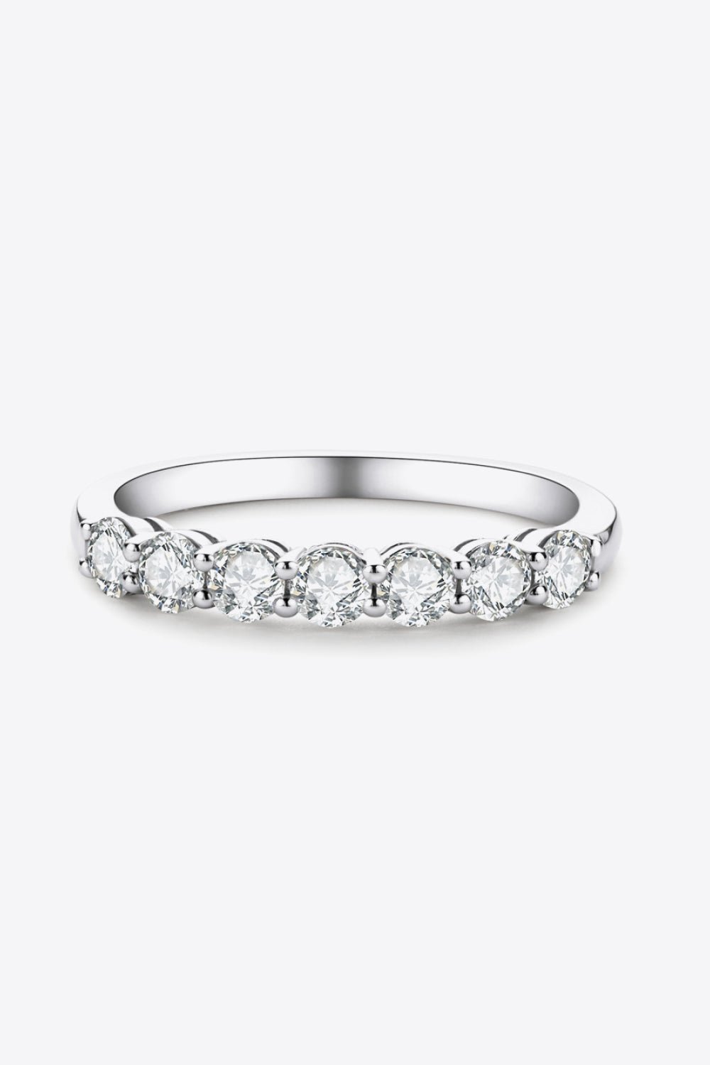 Can't Stop Your Shine Moissanite Platinum - Plated Ring - Mervyns