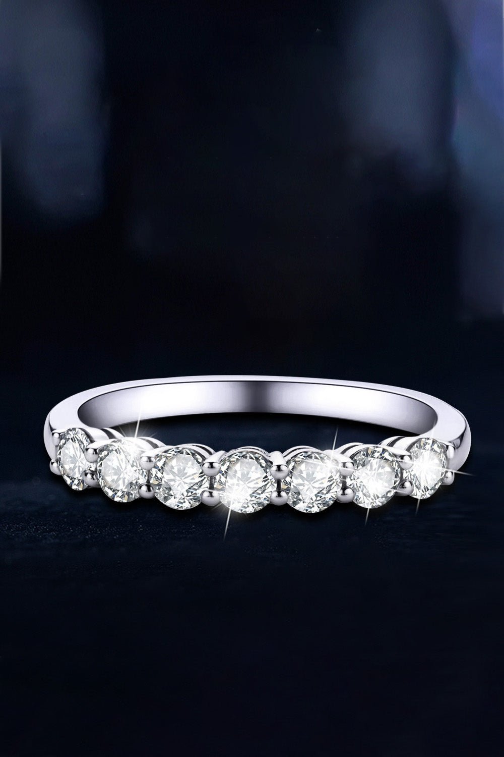 Can't Stop Your Shine Moissanite Platinum - Plated Ring - Mervyns