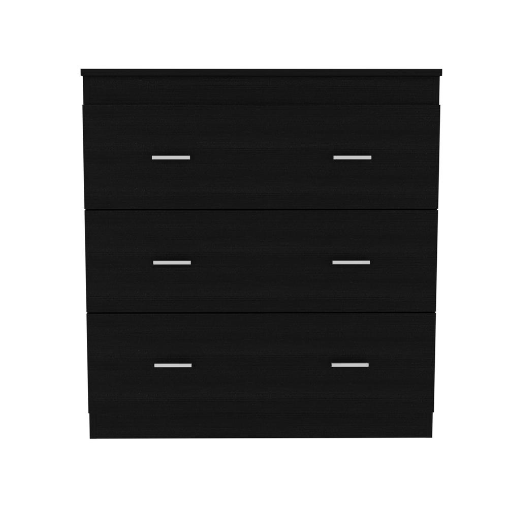 Capri Three Drawer Dresser - Black - Mervyns