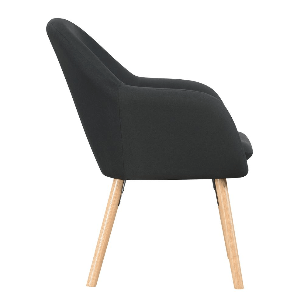 Charlotte Accent Chair, Black - Mervyns
