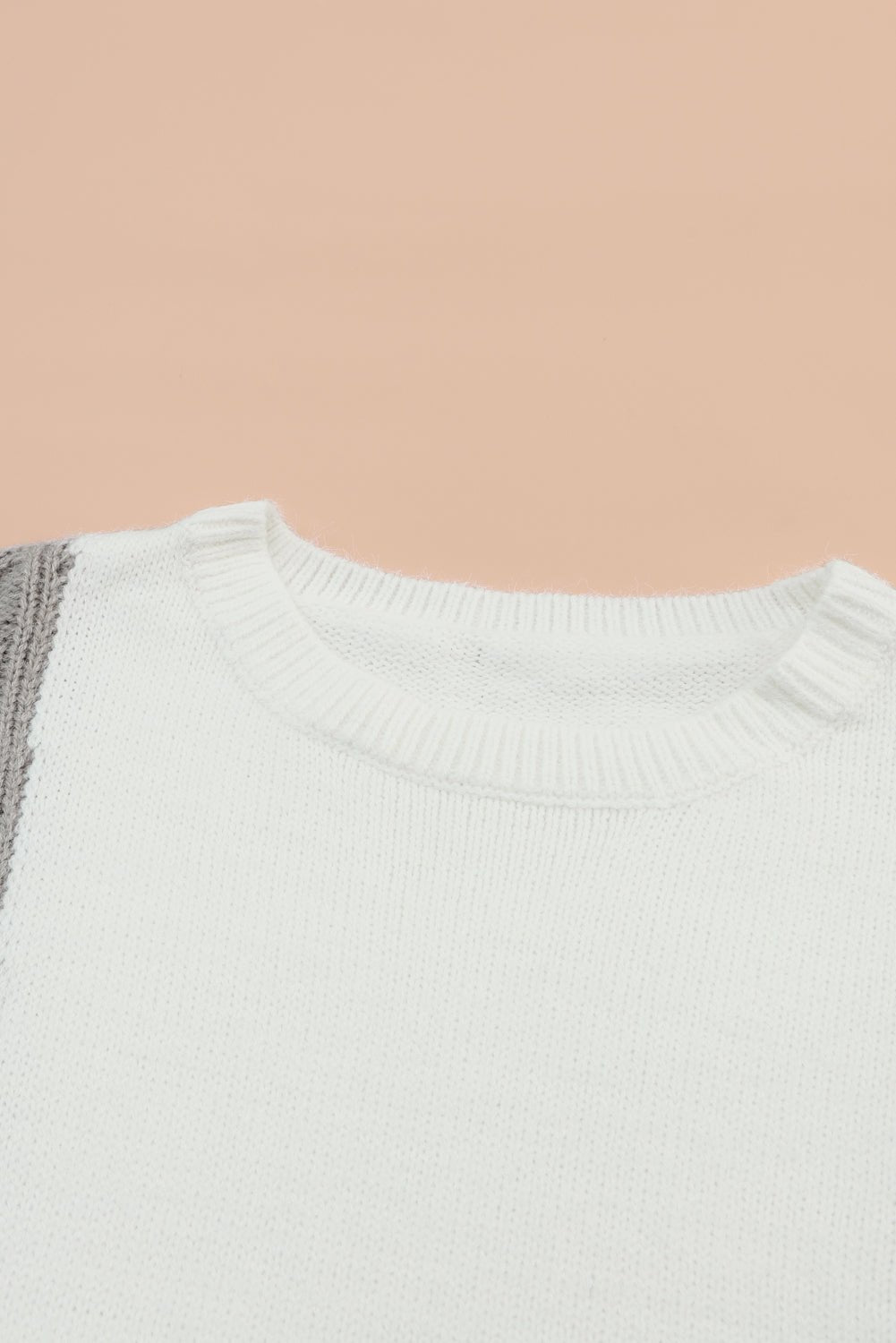 Color Block Textured Drop Shoulder Sweater - Mervyns