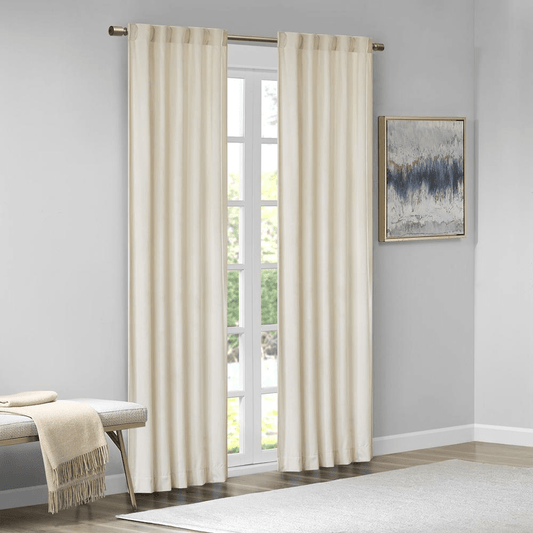 Colt Poly Velvet Window Panel Pair - Mervyns