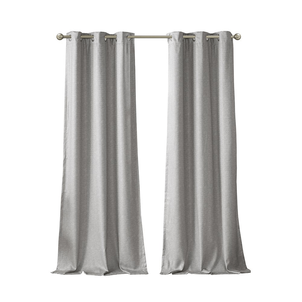 Como Tonal Printed Faux Silk Total Blackout Panel Pair - Mervyns